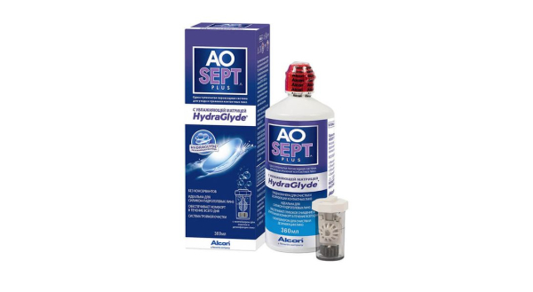 Раствор Aosept Plus HudraGlyde Раствор Aosept Plus HudraGlyde