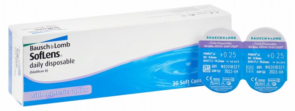 Контактные линзы SofLens Daily Disposable, 30 pk
