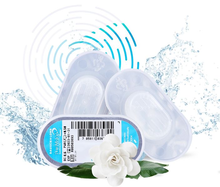 Контактные линзы Pure Vision 2HD, 6 pk