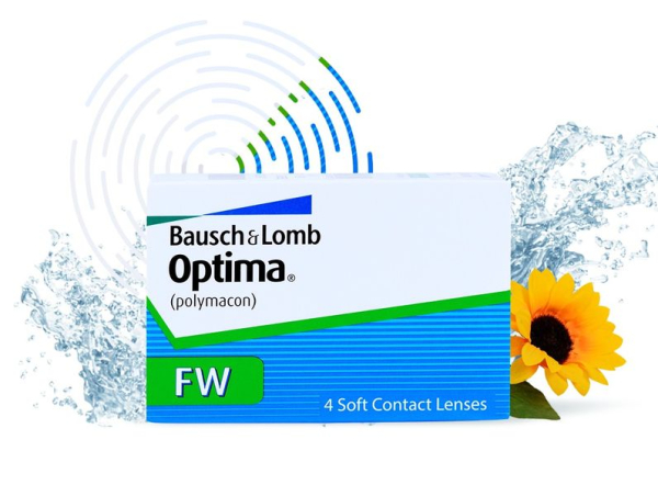 Контактные линзы Optima FW, 4 pk Контактные линзы Optima FW, 4 pk