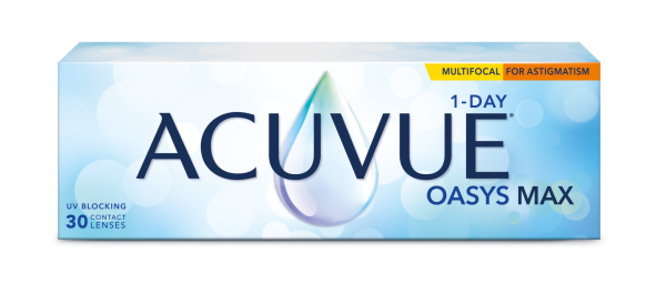 Контактные линзы 1D Acuvue Oasys MAX Multifocal for ASTIGMATISM, 30 pk